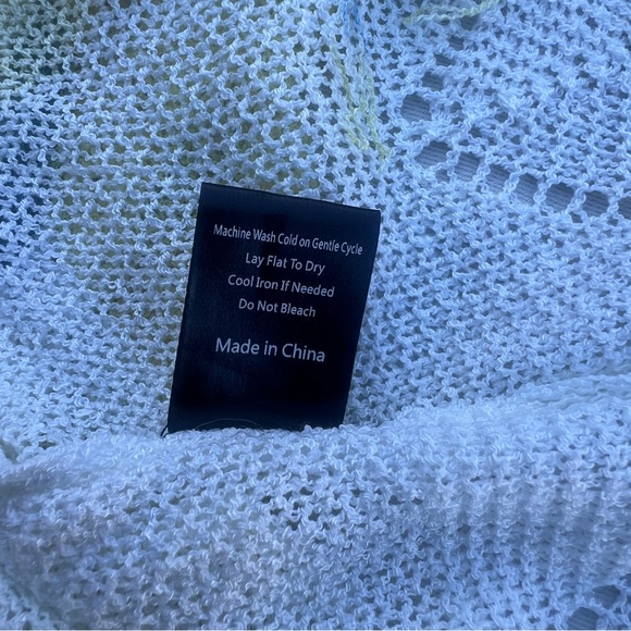 POL Retro Butterfly Lightweight Sweater Wide Neck Oversized - Picture 10 of 11